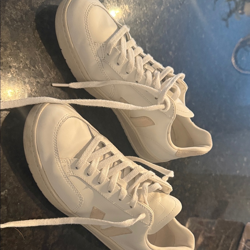 Veja Cream Sneakers